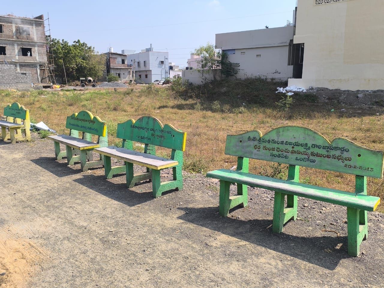 Garden benches